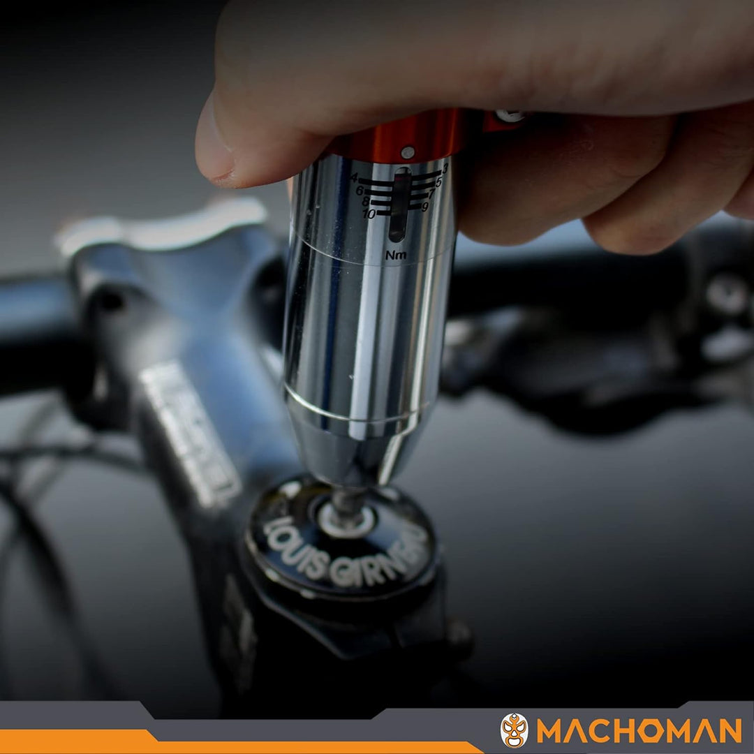 MACHOMAN TQW011 11 Pieces Torque Wrench Adjustable 3-10Nm, within +/- 5% genau, geeignet für Bike, T