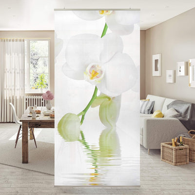 Bilderwelten Orchideenbild Raumteiler Wellness Orchidee Blumenbild 250x120cm ohne Halterung, ohne Ha