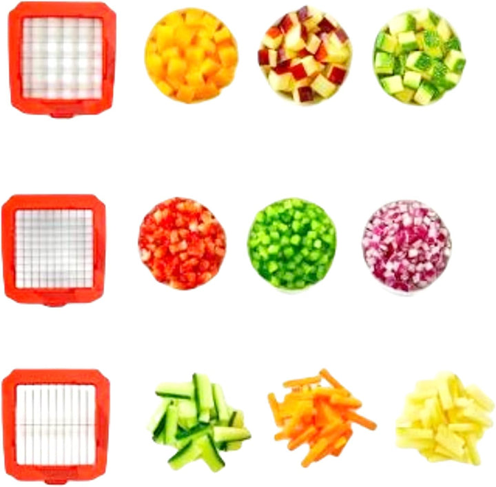 Tupperware Super Dicer Gemüseschneider Obstschneider Schneider weiss rot Obst Gemüse Küchenhelfer Re
