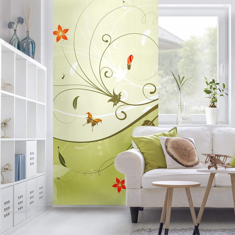 Raumteiler Kinderzimmer Summertime 250x120cm inkl. transparenter Halterung 250x120cm incl. transpare