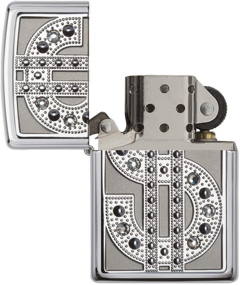 Zippo Feuerzeug, Silber, Einheitsgrösse