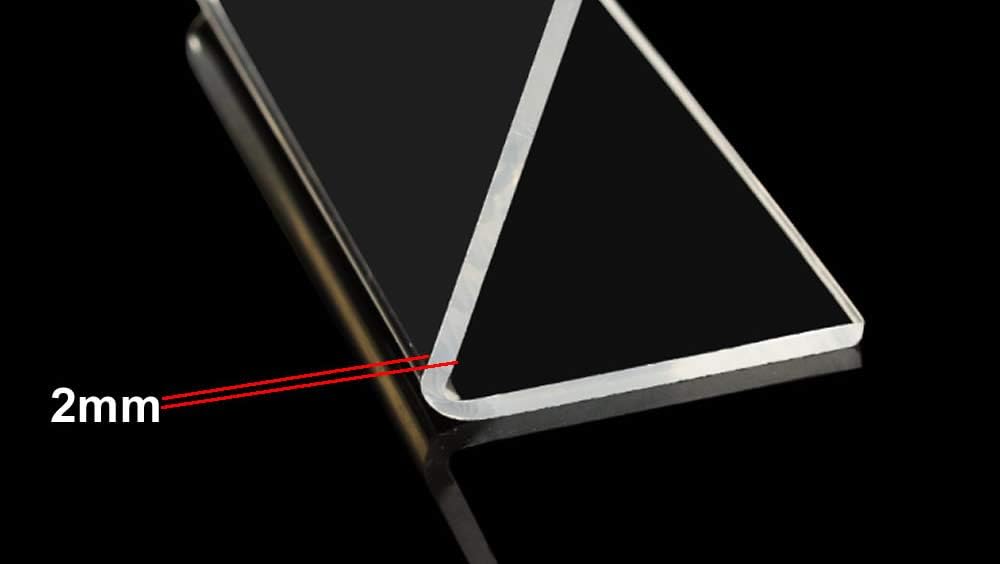 TUKA [10x] Anzeige-Ständer A5 Plakataufsteller im Querformat, Tischaufsteller L-Ständer, Prospektstä