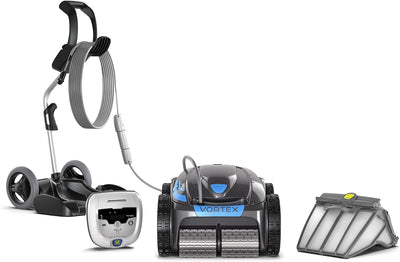 Automatischer Poolroboter Zodiac VORTEX 4WD. Bis zu 12x6 m, reinigt Boden, Wände und Wasserlinie. Fe