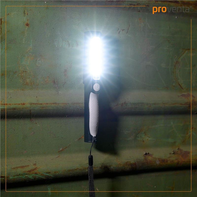 proventa® WorkLoad Akku LED-Arbeitsleuchte 2W mit Taschenlampe 1. Akku-stableuchte, 1. Akku-stableuc