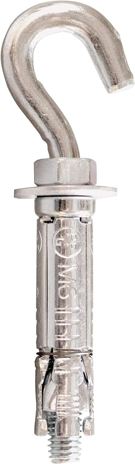 TOX Spreizanker Haken, Pirat Sven-S, M6x40, KT, 50 Stück, 03710301, Grau