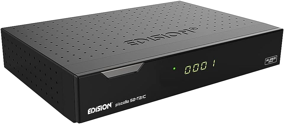 Edision argus piccollo 3in1 plus CI HD Triple Receiver(DVB-S2, DVB-C, DVB-T) schwarz