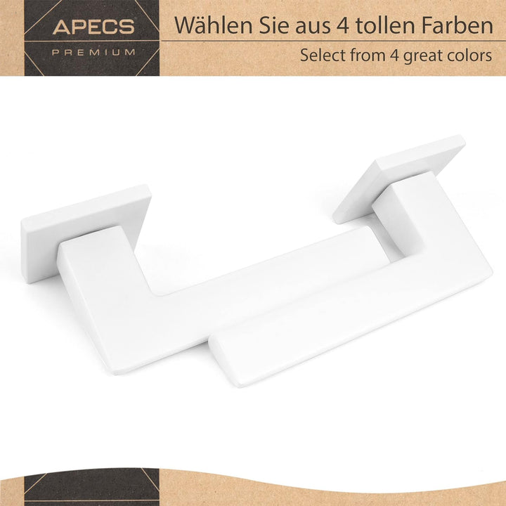 APECS Türgriffe innentüren Modern Türklinke für Haustür und Innentür mit quadratisch Rosetten Türgri