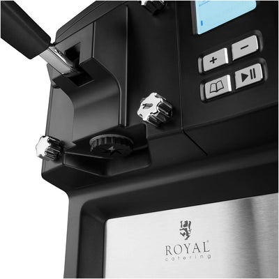 Royal Catering RC-ICMD15 Softeismaschine Profi Softeis Maschine Frozen Yogurt Soft Ice 200 W 1,5 l