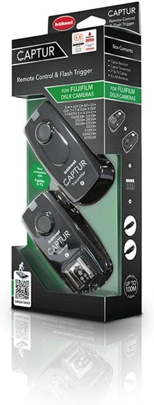 Hähnel Captur Funk-Fernauslöser, Sender und Empfänger für Fuji Digitalkamera