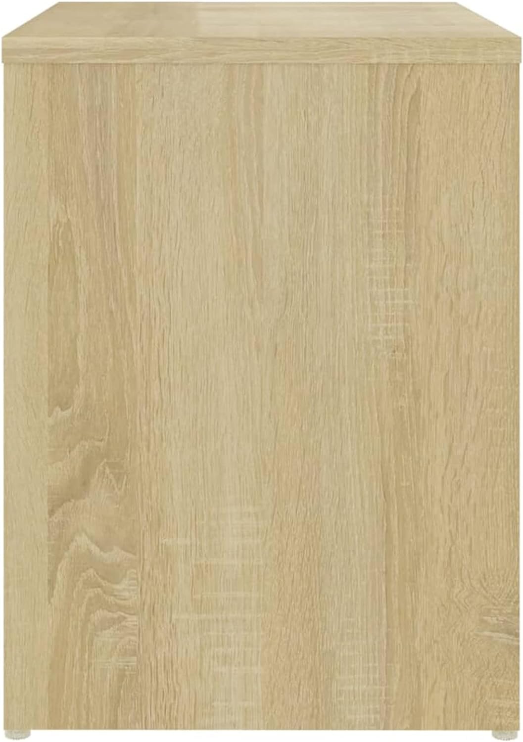Susany Nachttisch mit Ablagen, Nachtschrank Nachtkommode Beistelltisch Spanplatte Sonoma-Eiche 40x30