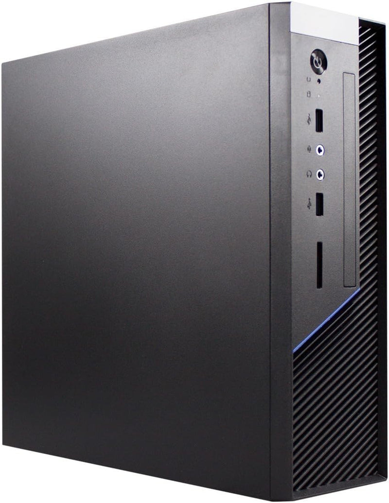 Unykach Caviar 1K Mini DTX/ITX PC-Gehäuse (Tower, PC, SGCC, schwarz, ITX, 6 cm) (52092)