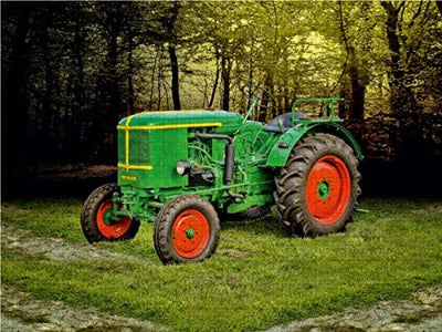 CALVENDO Puzzle Oldtimer Traktor Deutz 1000 Teile Lege-Grösse 64 x 48 cm Foto-Puzzle Bild von Peter