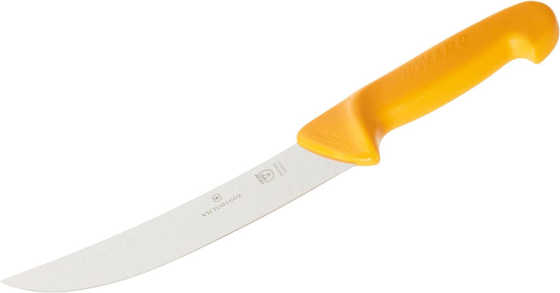 Victorinox Küchenmesser Swibo Blockmesser Normaler Schliff 20 cm Gelb, 20 cm Gelb