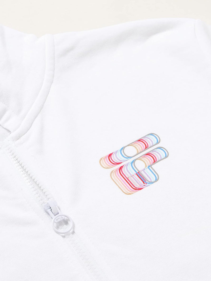 FILA Mädchen Stralen Graphic Logo Hooded Sweat Kapuzenjacke 158-164 Bright White, 158-164 Bright Whi