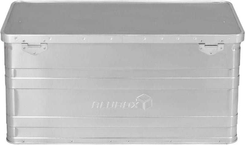 ALUBOX B90 - Aluminium Transportbox 90 Liter Alukiste mit Gummidichtung - Inhalt vor Staub und Sprit