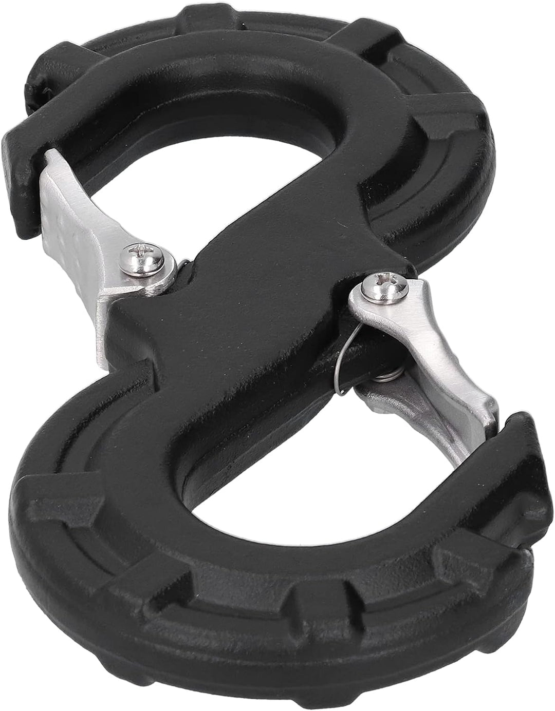 Abschlepphaken, Offroad-Rettungsschäkel S Typ Metall Schwarz Haken 8-16 Tonnen 18000lb-35300lb Verwe