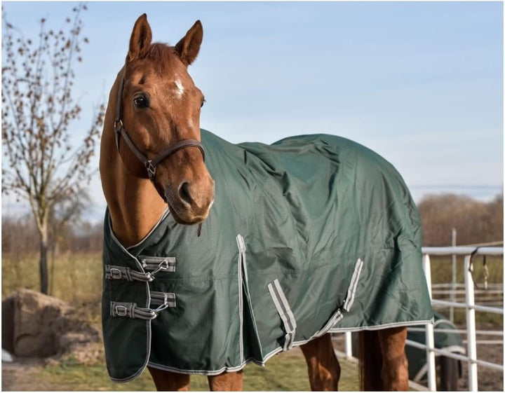 RL24 - Weidedecke Winterdecke 600D BASICLINE mit Nylonfutter, Polarfleecefutter oder Füllung in 100g