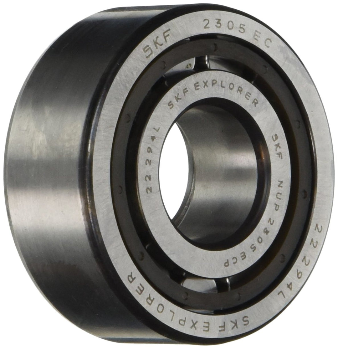SKF NUP 2305 ECP Zylinderradiallager, 25 ID, Stahl Lager