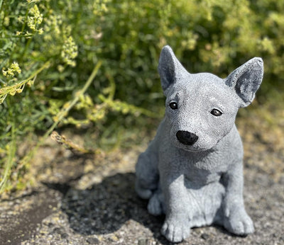 Stone and Style Bullterrier Frost- und wetterfest bis -30°C, massiver Steinguss