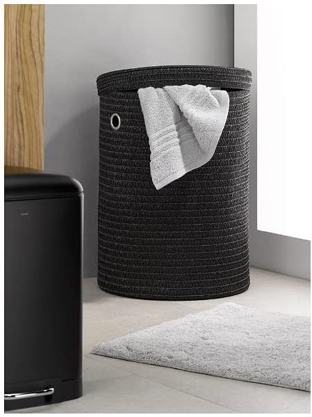 kela Wäscheboxen-Set Rimossa 2 Stücke aus Stoff in grau, Textil, 42 x 42 x 52 cm