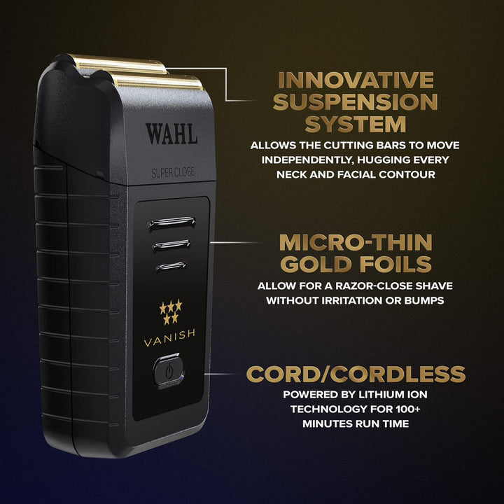 Wahl 5 Star Vanish Rasierer, Friseurrasierer, Folienrasierer, Nahrasur, Finishing-Werkzeuge, Mischen