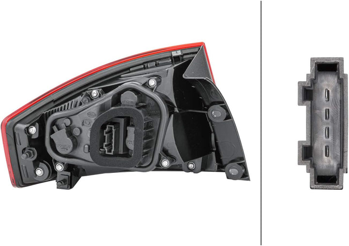 HELLA 2SD 011 140-061 Heckleuchte - Glühlampe - äusserer Teil - rechts - für u.a. Seat Toledo IV (Kg