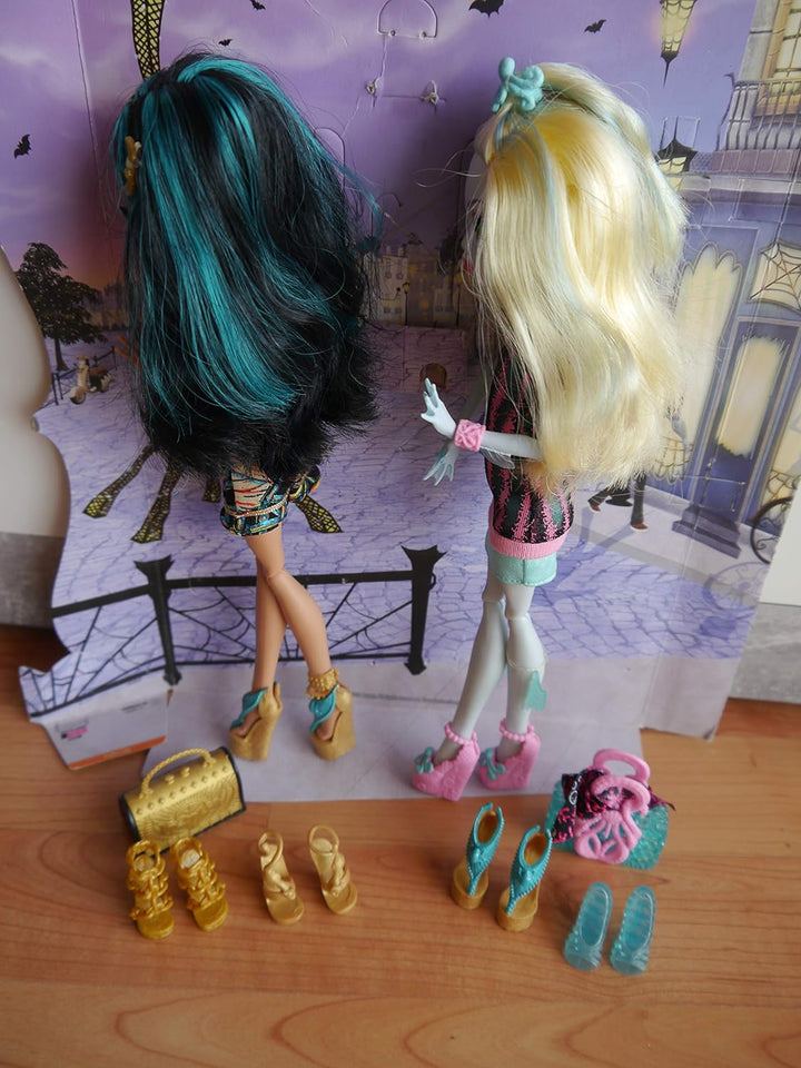 Monster High Scaris Exclusive 2-Pack Lagoona Blue & Cleo De Nile