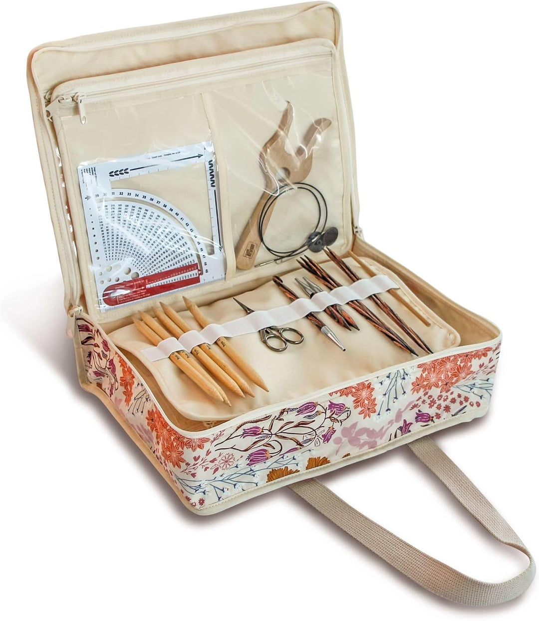 Prym 612068 Tasche, Baumwolle, sand, 34 x 26 x 9,5 cm