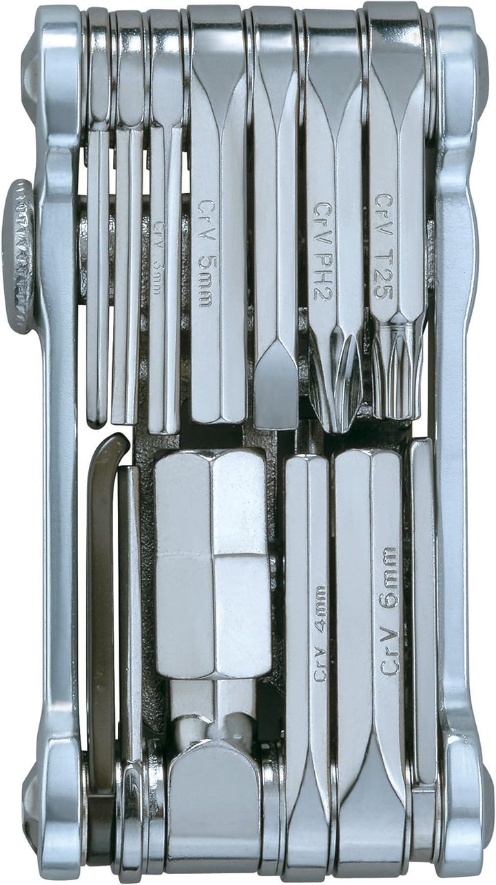 Topeak Mini 20.Pro Mini-Werkzeug, Fahrrad, 60102536S, Silber One Size Silber, One Size Silber