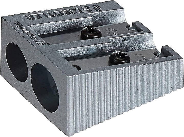 STAEDTLER 510 20 Metall Doppelspitzer, 20 Stück in Kartonschachtel, silberfarben