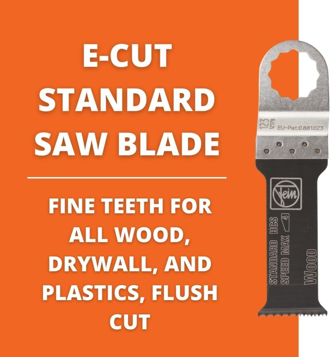 Fein 63502123046 Standard E-Cut-Sägeblatt, 32mm breit, 5er Pack 32/78 mm (5 St), 32/78 mm (5 St)