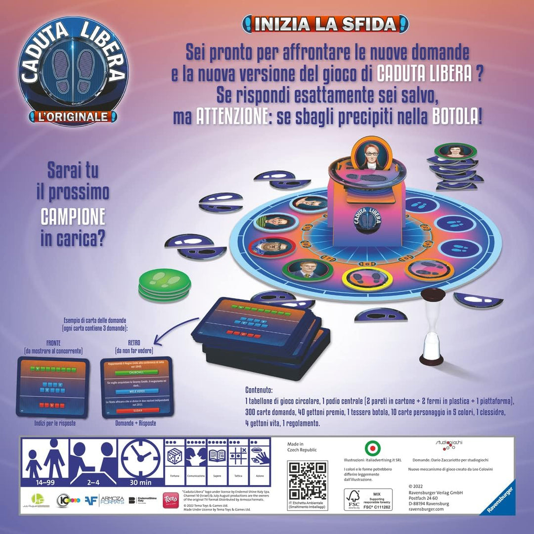 Ravensburger - Freie Gesellschaft Spiel, 2-4 Spieler, 14+ Jahre