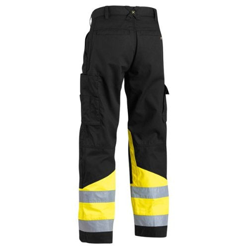 Blaklader 15641811 Hose mit hoher Sichtbarkeit, Schwarz/Gelb, grootte D100 100D Black / Yellow, 100D