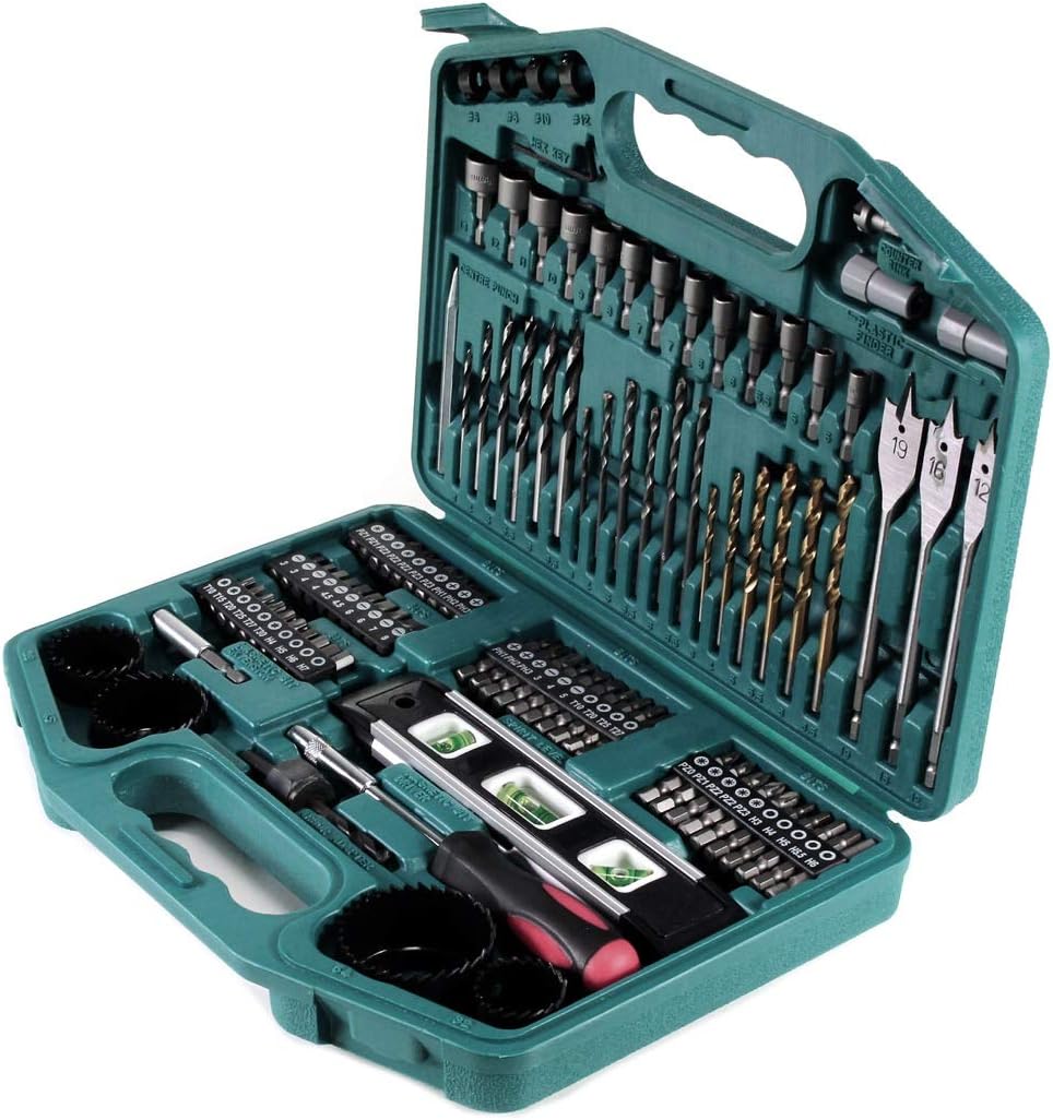Makita P-67832 Zubehör-Set, 101-teilig Blau, Silber