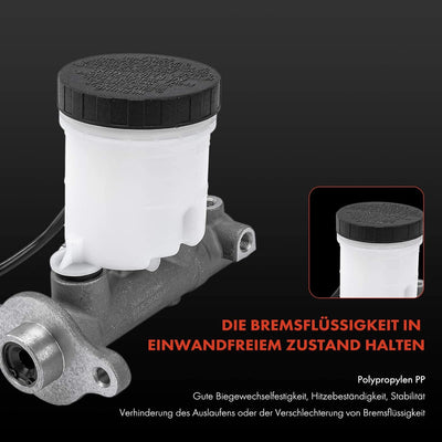 Frankberg Hauptbremszylinder Kompatibel mit MX-5 I NA 1.6L-1.8L Benzin 1990-1998 Replace# M390034