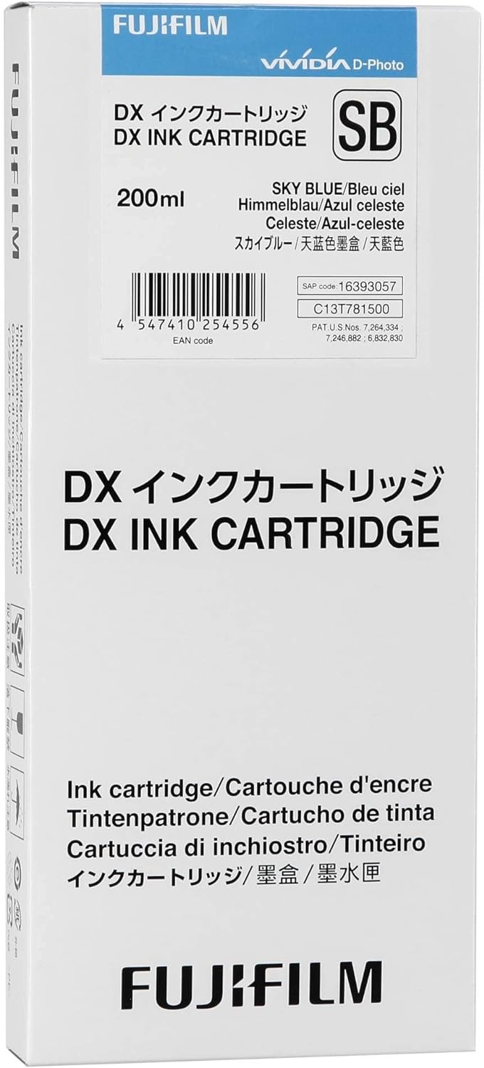 Fujifilm DX Ink Cartridge 200 ml SkyBlue