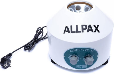 Allpax Tischzentrifuge Low Speed, Kreisrotor für 6 x 20 ml, 300-4000rpm /1790xG, 0-30 min, Zentrifug