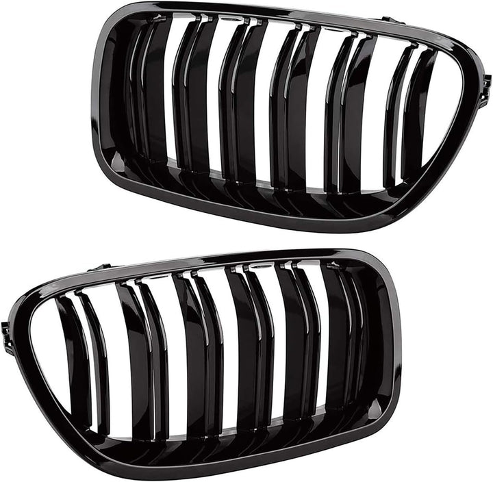 GY F11 Nieren, F10 Nieren Schwarz Front Nieren F10 Kühlergrill für BMW5 Serie F10 F11 M5 2010-2017 f