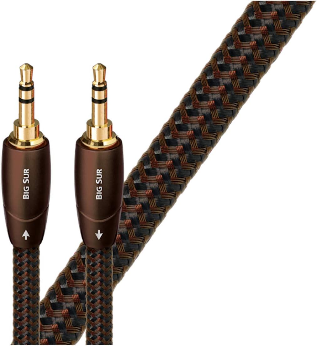 AudioQuest 2 m Big Sur 3,5 mm Audiokabel 3,5 mm schwarz - Audiokabel (3,5 mm, 3,5 mm, Kupfer, 2 m, S