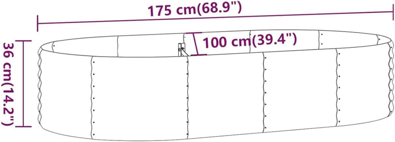 Susany Pflanzkübel Hochbeet Pflanzgefäss Gartenbeet Pflanzkasten Gemüsebeet Pflanzbeet Frühbeet Blum