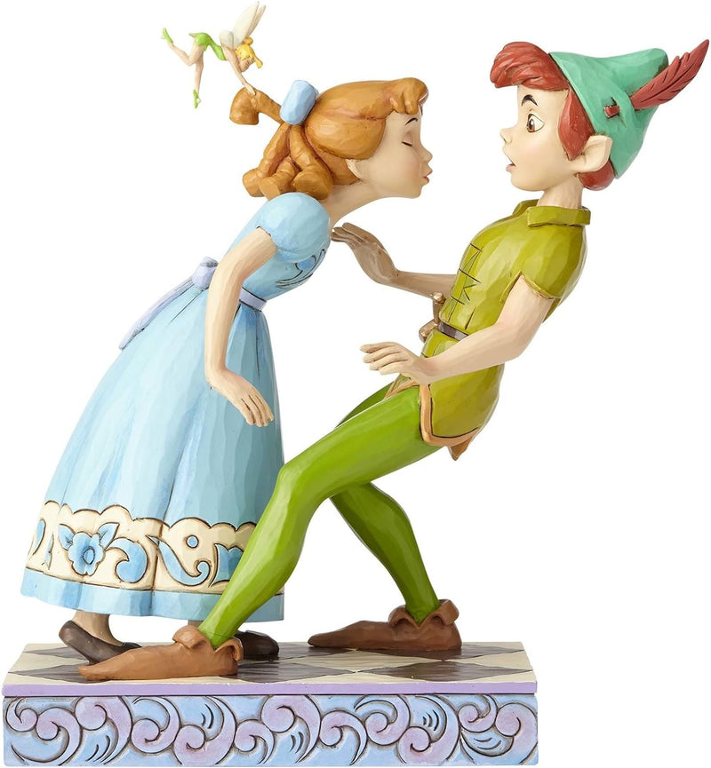 Disney Traditions An Unexpected Kiss - Peter Pan and Wendy Figur 170 x 110 x 190 cm, 170 x 110 x 190