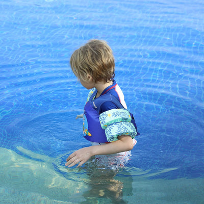 OldPapa Kinder-Schwimmjacke und Schwimmarmbänder für Kleinkinder zum Schwimmenlernen. Schwimmflügel