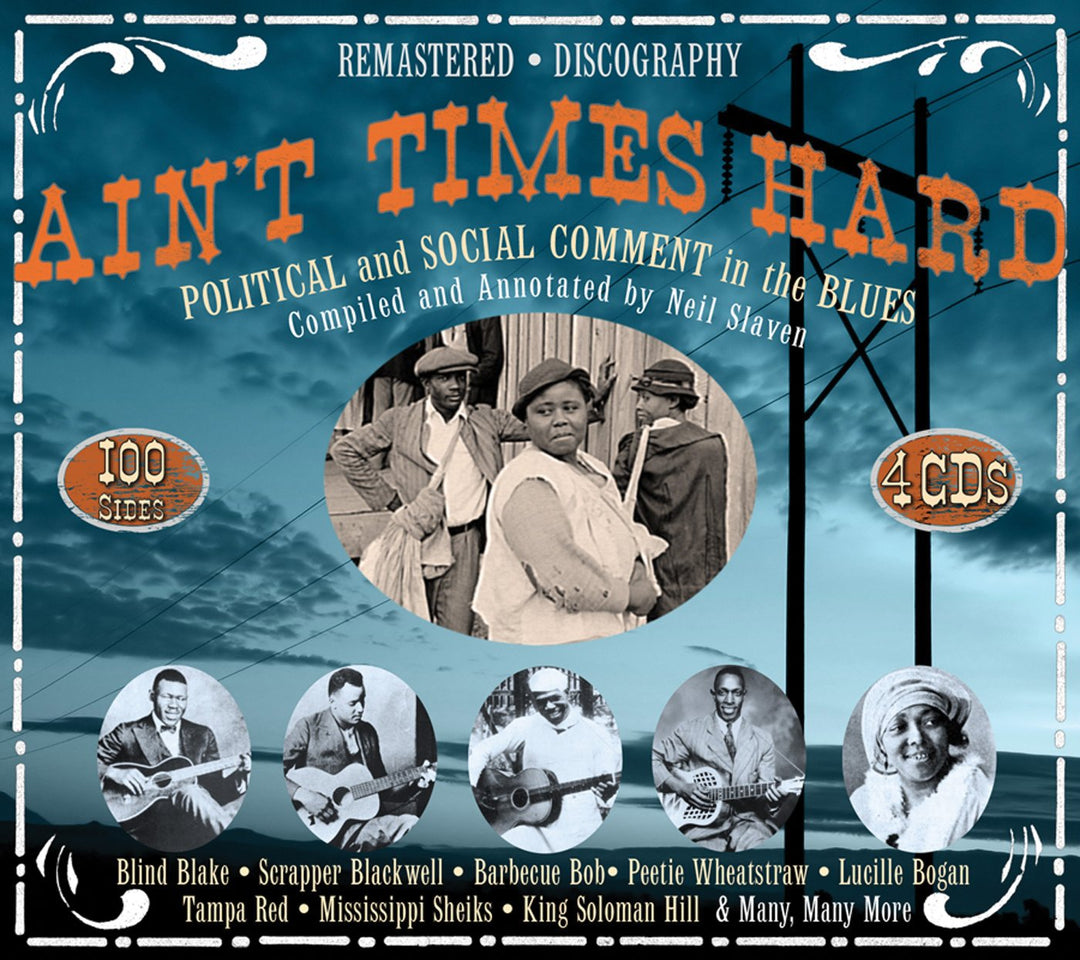 Ain't Times Hard.Political & Social Comment, Audio-CD