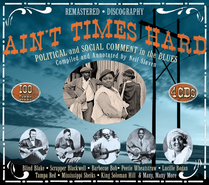 Ain't Times Hard.Political & Social Comment, Audio-CD