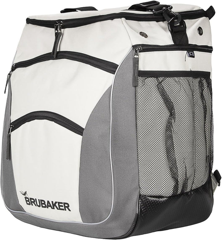 BRUBAKER Skischuhtasche Professional für Schuhe und Helm mit Rucksack-Tragegurten und Schaum-Rückenp