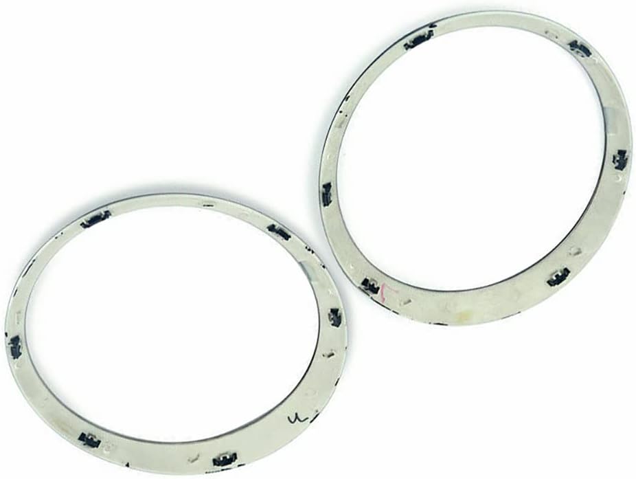 TOTMOX 1 Paar linke und rechte Autoscheinwerfer-Trimmerringe aus ABS für Mini C00PER 2007-2015, Fron