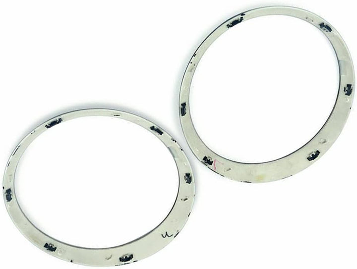 TOTMOX 1 Paar linke und rechte Autoscheinwerfer-Trimmerringe aus ABS für Mini C00PER 2007-2015, Fron