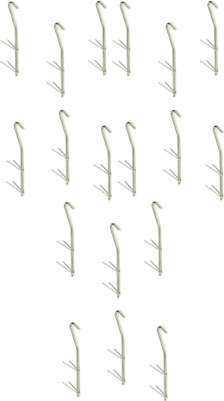 Zite Fishing Räucherhaken Set - 18 Stück V-Form Haken zum Fische Räuchern - Stainless Steel Smoking