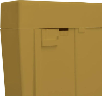 Tidyard WC Spülkasten Aufputzspülkasten Aufputz Wasserkasten 37,2 x 12,3 x 35,5 cm (L x B x H) Mit 2