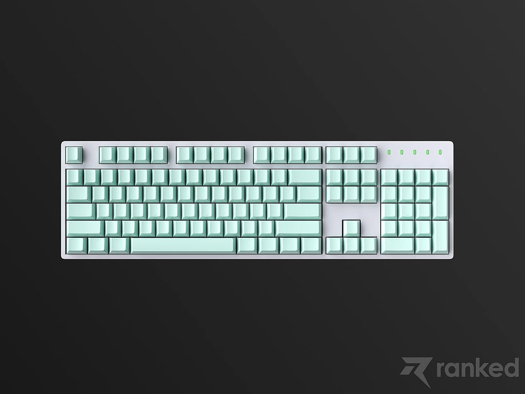 Ranked Leeres Premium-Tastenkappen-Set | 1,4 mm Dickes PBT | Cherry-Profil für Mechanische Tastatur